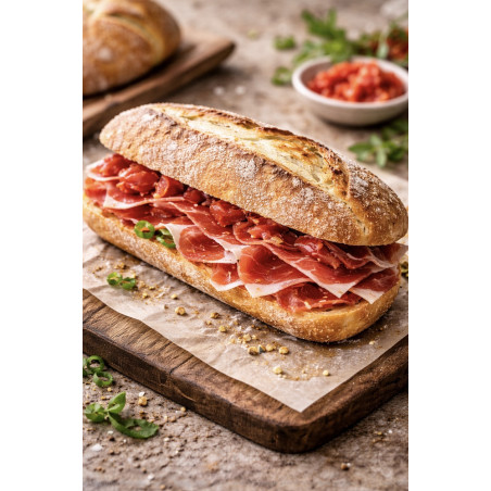 Bocata de jamón salado
